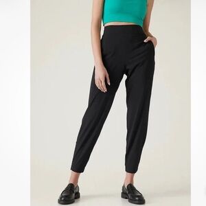 ATHLETA Brooklyn Heights High Rise Joggers Black Size 6